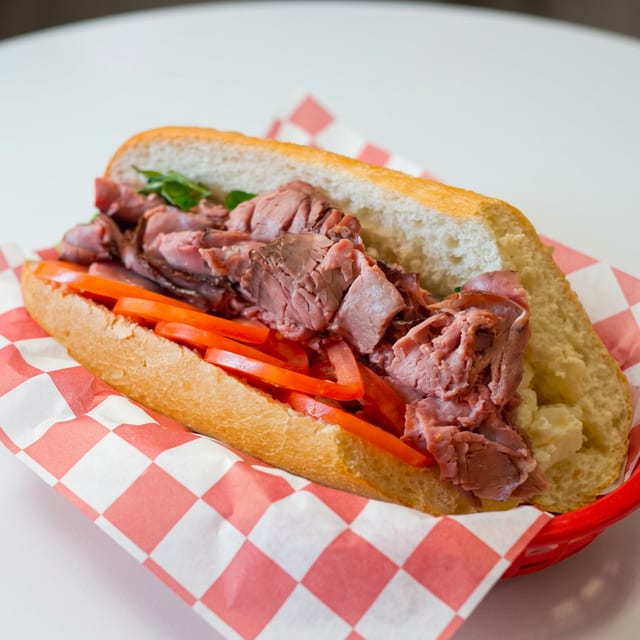 Roasted Pork Sub.